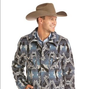 Wool Aztec Jacquard Jacket